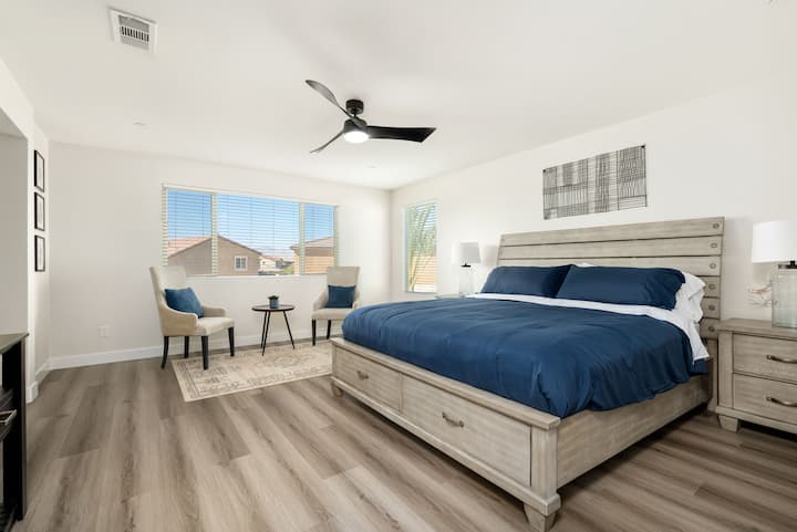 Master Bedroom includes an 86 inch smart LED TV