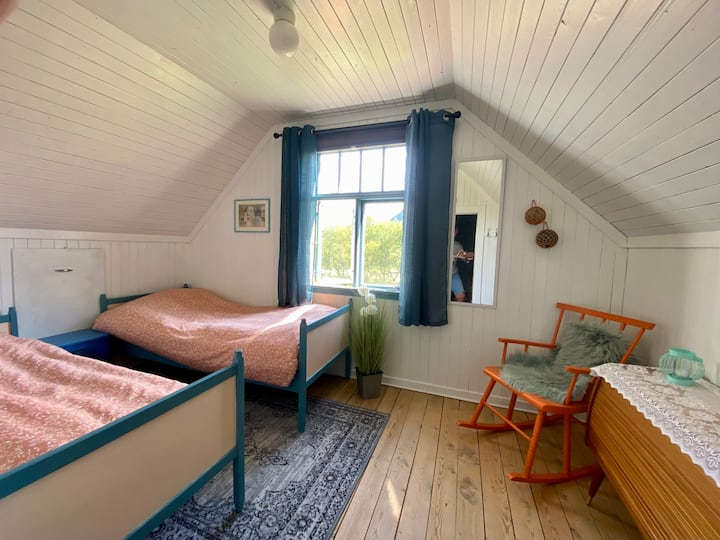 The south room on the second floor has been fully renovated.