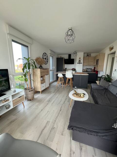 Modern and neat apartment.