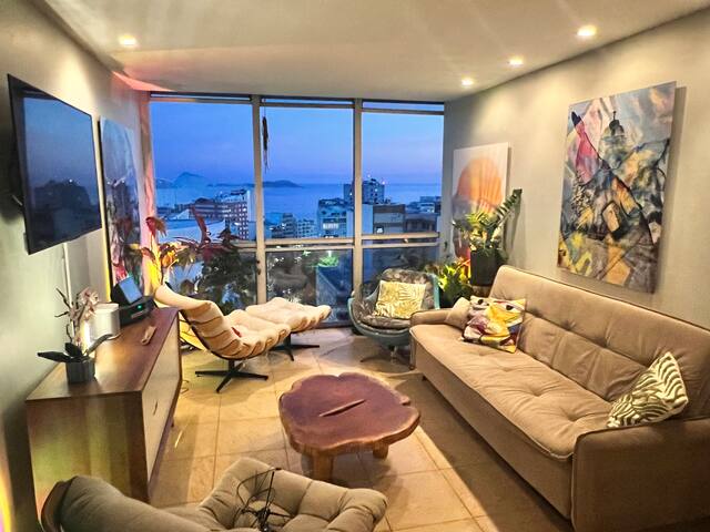 Oceanview apt in Ipanema -full apt privado