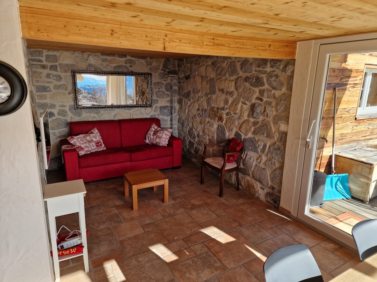 Top performing Airbnb: Charming 2.5-room family apartment in Vercorin in Chalais