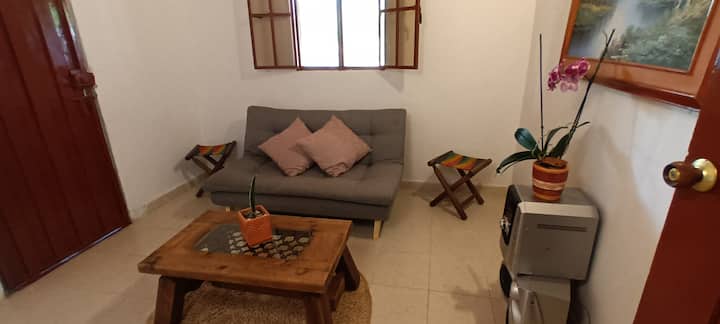 غرفة المعيشة والمدخل