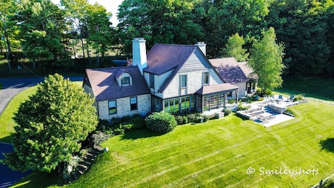 Historic Home views Crystal Lake & Lake Michigan