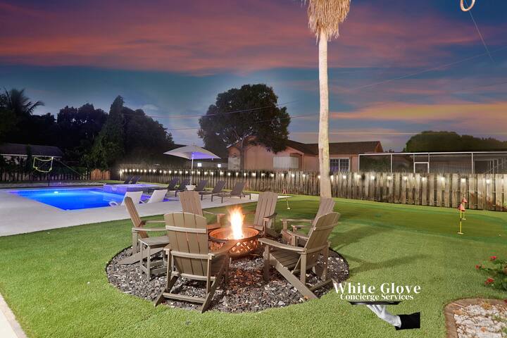 LUX 6BR 4Bath Htd Pool & SPA Mini Golf G-Room gallery image 5