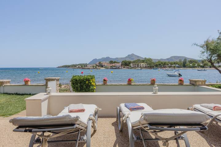 Casa frente al mar. Relax.