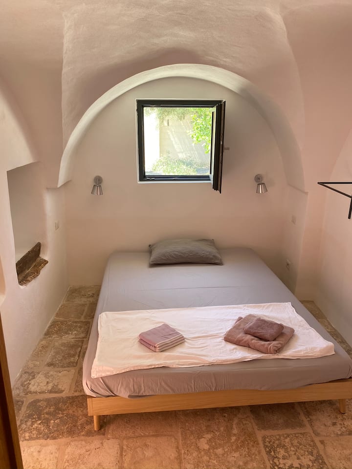 camera da letto per gli ospiti con terrazza privata