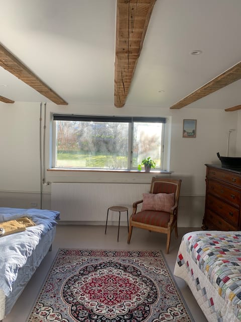 Popular Airbnb listing: Bright basement apartment with courtyard in Brønshøj Husum