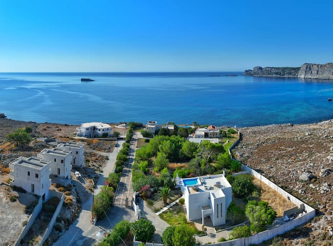 sea view villa in lindos