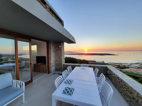 New villa, view of Pelosa