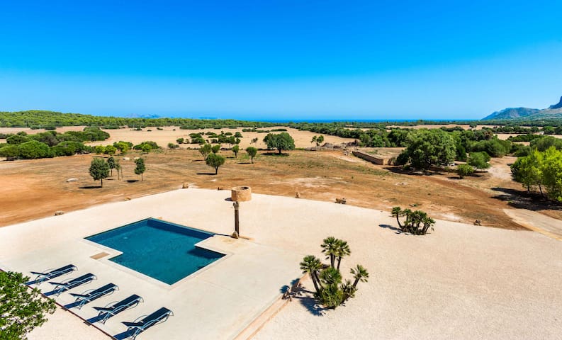 Finca junto a playa virgen 12PAX