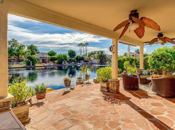 Lakefront Garden In Gilbert Houses for Rent in Gilbert, Arizona