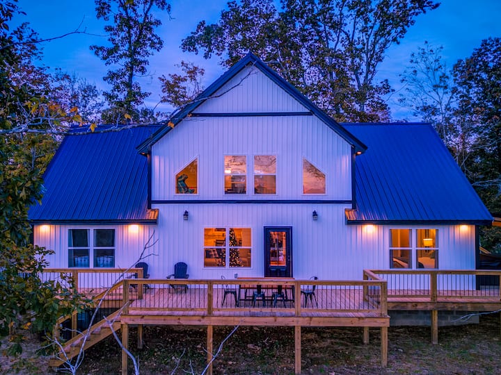 Stunning Nolin Lake Luxury Cabin - Nolin Lake State Park