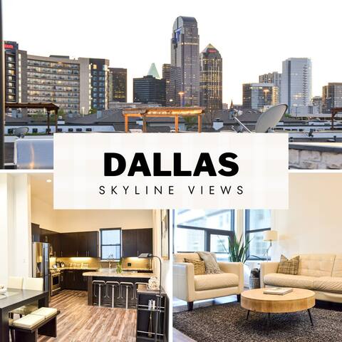 Modern Dallas Townhouse | Rooftop + Skyline Views gallery image 2