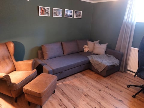 Two rooms, private kitchen bathroom and entrance