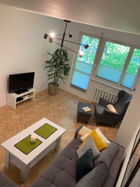 Top Airbnb: Park & City Apartment | Parking | Self Check-in in Katowice