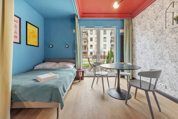 Colorful Apt Close To The Center. Great Location. - Warschau