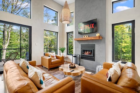 8 min Tremblant North Lift•Hot Tub & Barrel Sauna