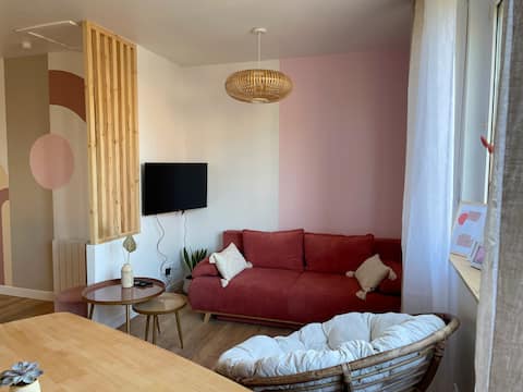 Top performing Airbnb: Le Chamallow, the So Girly Apartment in Roubaix in Roubaix