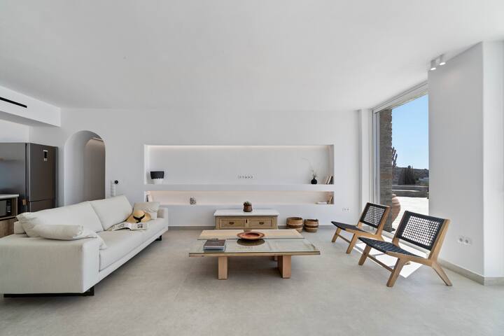 Beachfront Villa Thalassa w/ Infinity Pool | Batsi gallery image 3