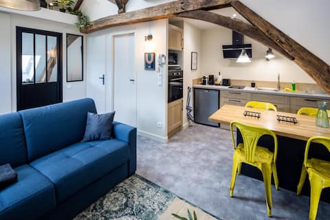 Annonce Airbnb populaire: Le Nid - Historic Center - Air Conditioned à Troyes