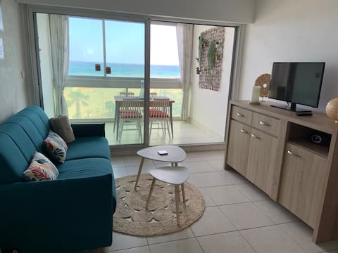 Top performing Airbnb: T2 Duplex with superb sea view in Canet En Roussillon