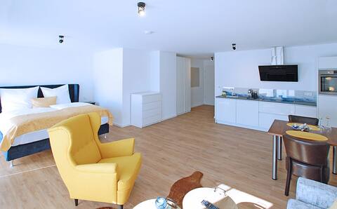 Deluxe Apartment #4 with balcony and mountain view