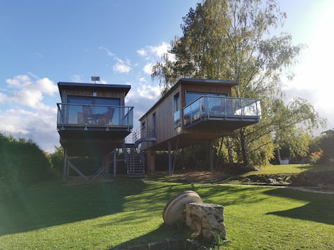 Urban tree house elevated