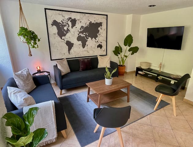 Steps from Reforma 3BR/3BA w/View, AC, WD | Rio 4