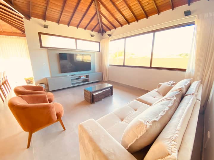 TV room as a sofa bed
