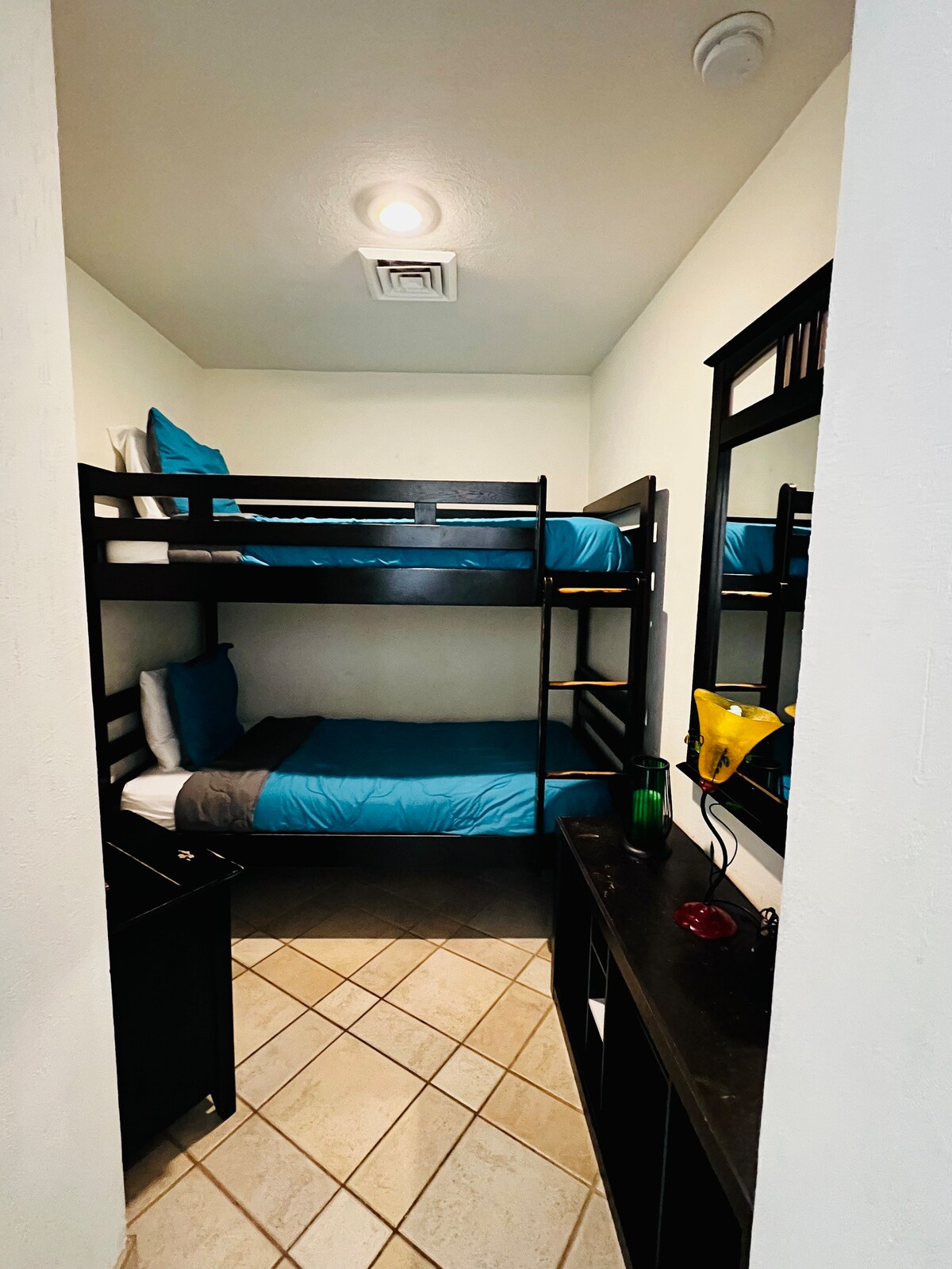 Druhá spálňa s poschodovými posteľami