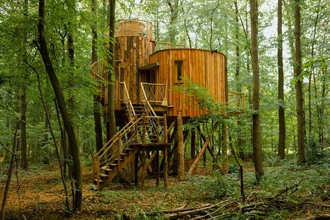 Cabane Spa Complice - perchée