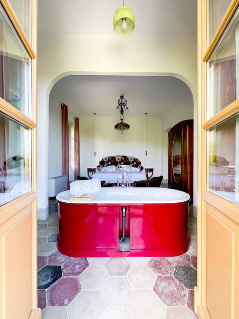 Decadent Luxury Suite Overlooking Langhe Hills