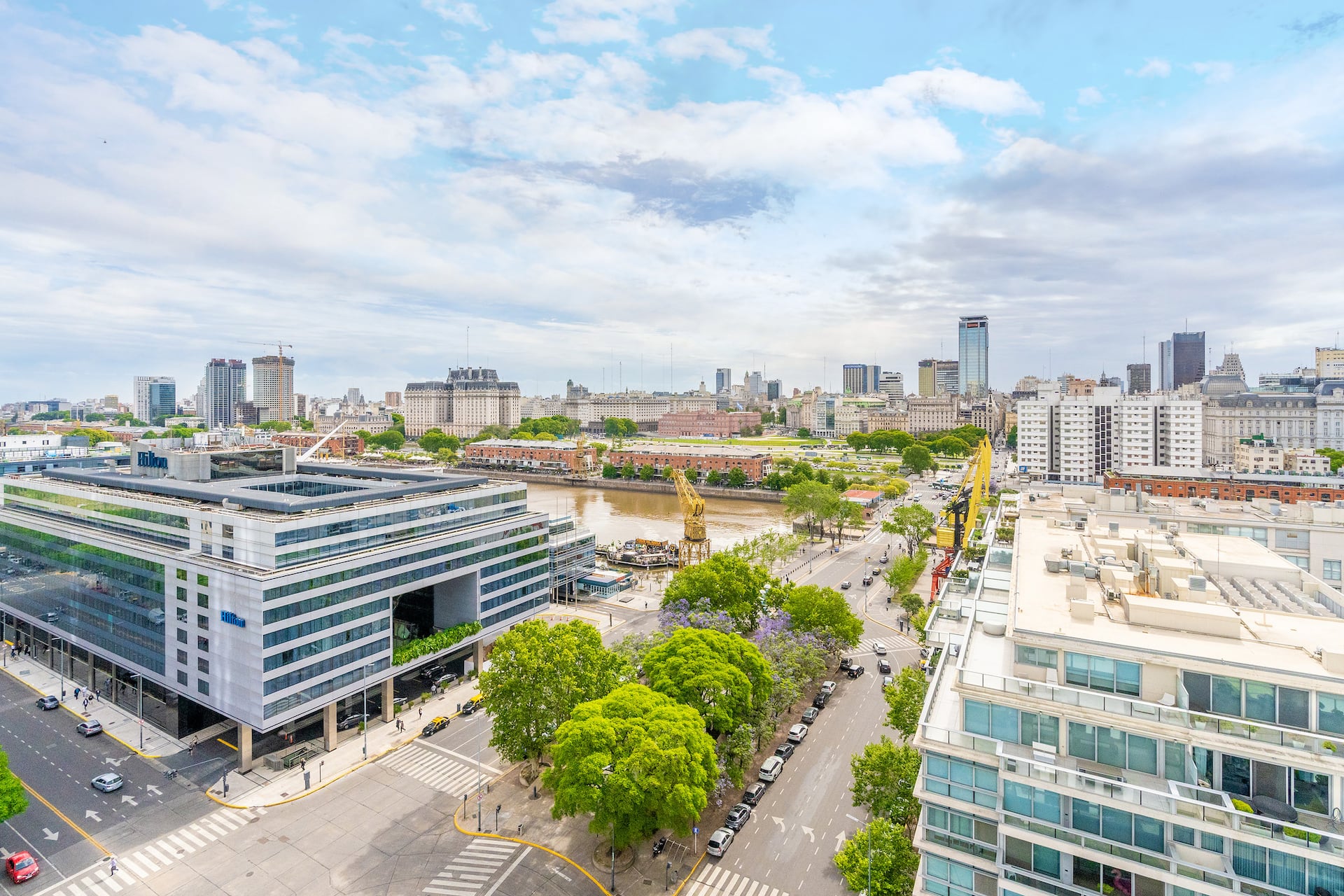 Однокомнатная квартира с 360° видом в Puerto Madero