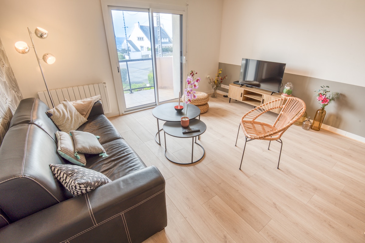Top Airbnb: Elegant 3-room beachfront by Groom* à Ploemeur