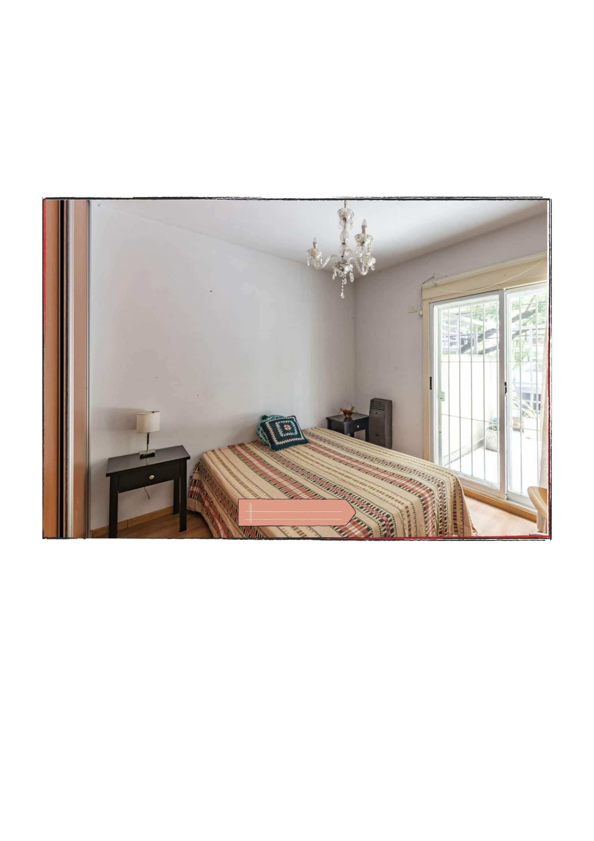 Apartamento de 2 ambientes com varanda em Caballito