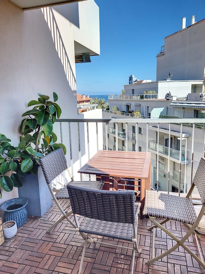 L'ilette, Beau 3 Pièces A 100 Mètre Des Plages - Antibes