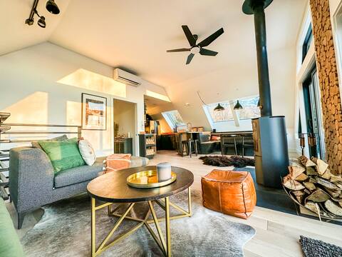 Modern Barn Perched on 24 Acres w/ Stunning Views