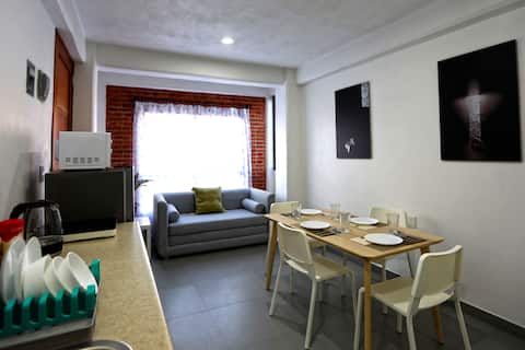 Loft Centro de Texcoco 2 beds & 1 bath