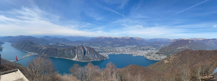 Озеро Лугано Старая вилла Блацхайм фото