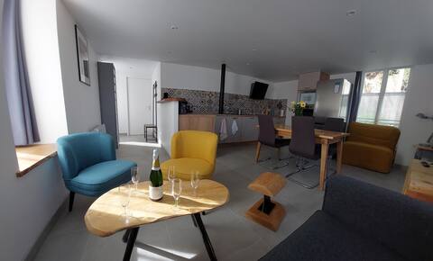 Le Héron, modern, bright and well located