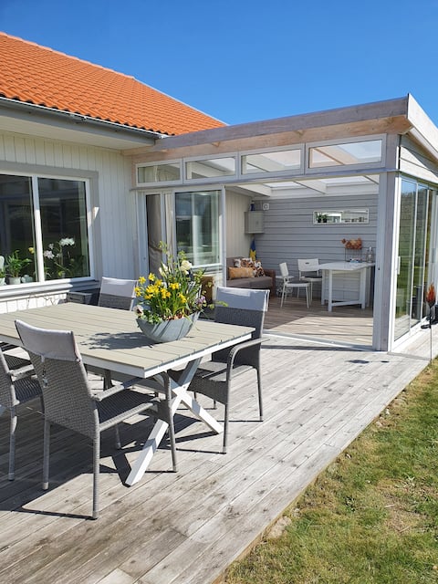 Semi-detached house near Stråvalla beach