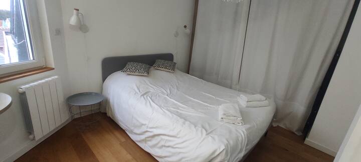 Chambre lit double avec dressing