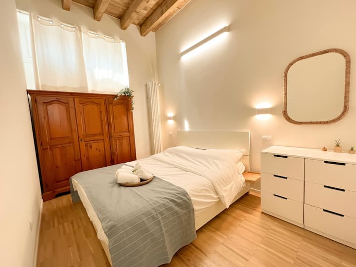 El dormitorio es súper cómodo y privado