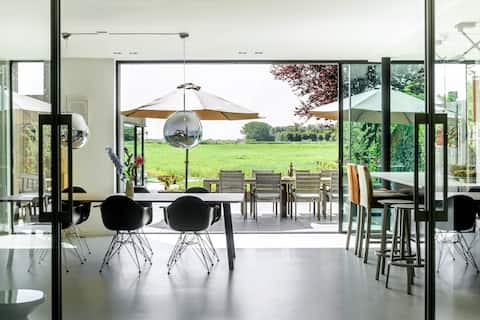 Family house with stunning view, near Amsterdam.