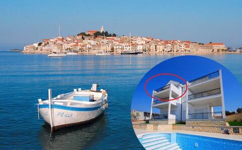 Exclusive top floor with pool and great sea view!