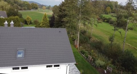 Family house on the golf course