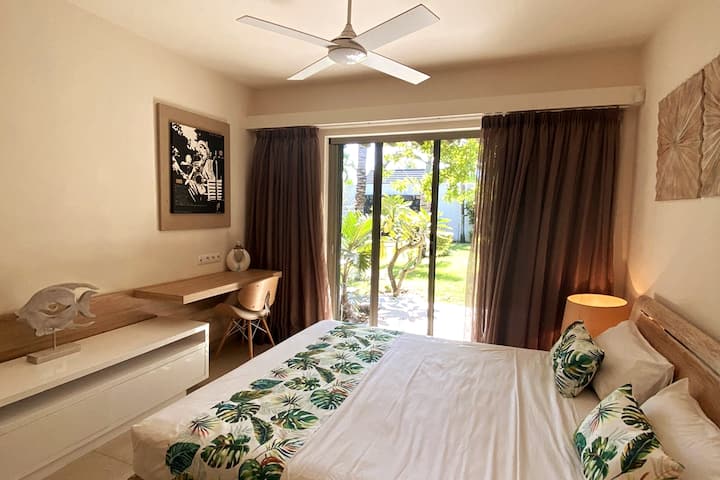 הסוויטה הראשית הנוחה בקומת הקרקע והנוף המרהיב שלה 