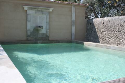 Maison-Garance on the village side Air conditioning pool