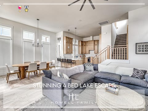Stunning 4B/2.5B Lake Escape