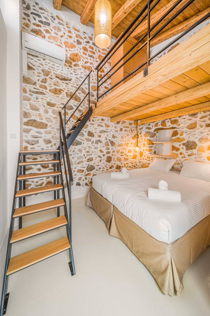 シングルベッド2台の寝室